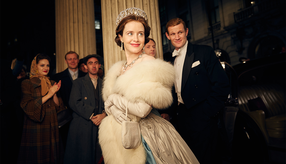 Claire Foy and Matt Smith in ‘The Crown’