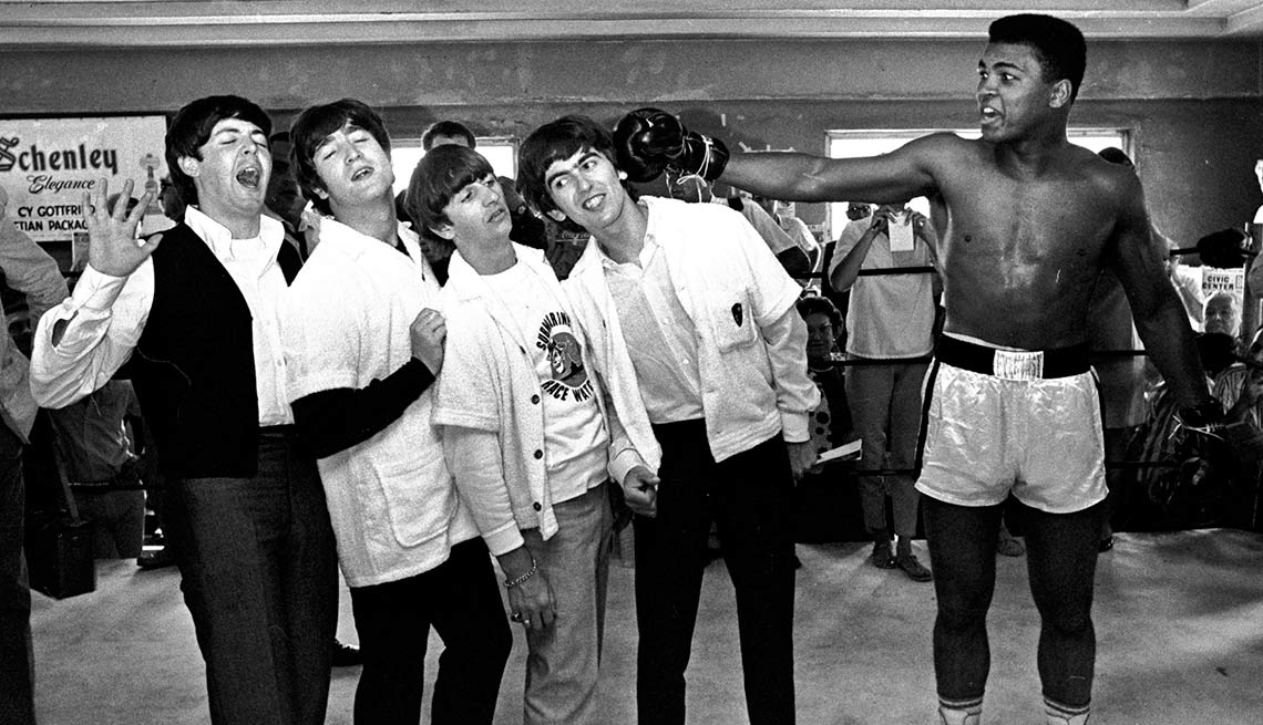 The Beatles and Muhammad Ali 