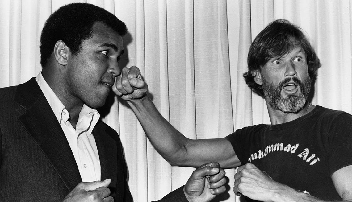 Kris Kristofferson and Muhammad Ali