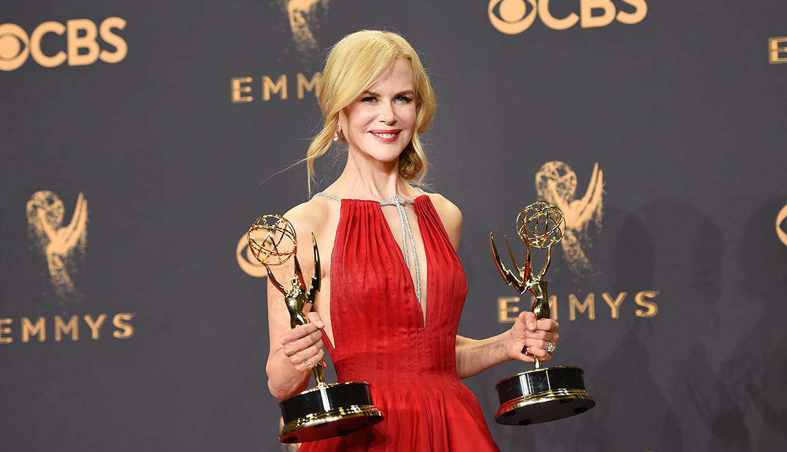 Nicole Kidman, winner of Outstanding Lead Actress in a Limited Series or Movie and Outstanding Limited Series for 'Big Little Lies'