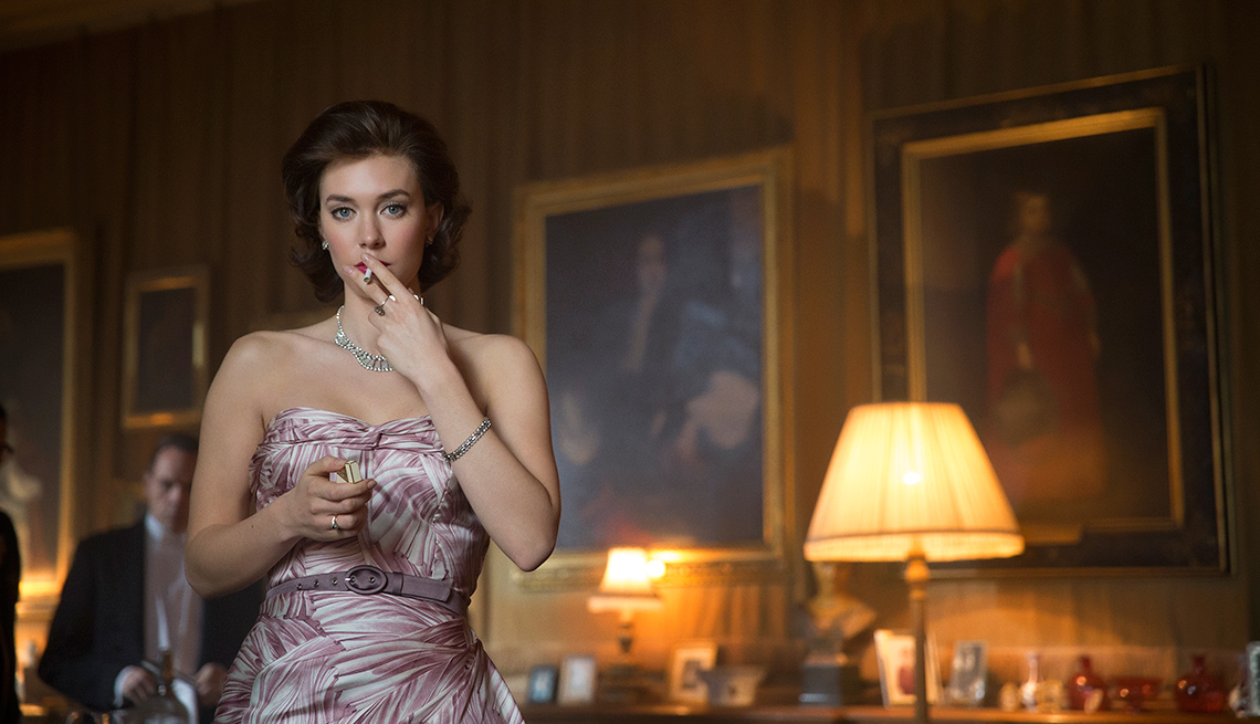 Vanessa Kirby as Princess Margaret on 'The Crown'