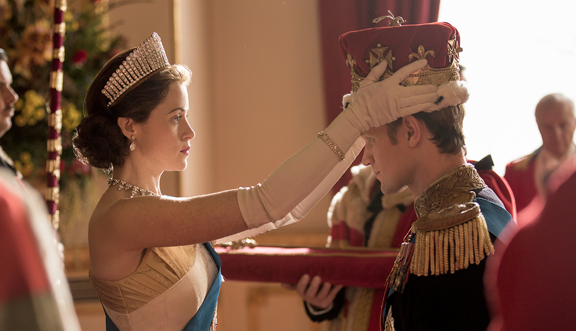 Claire Foy and Matt Smith on 'The Crown'