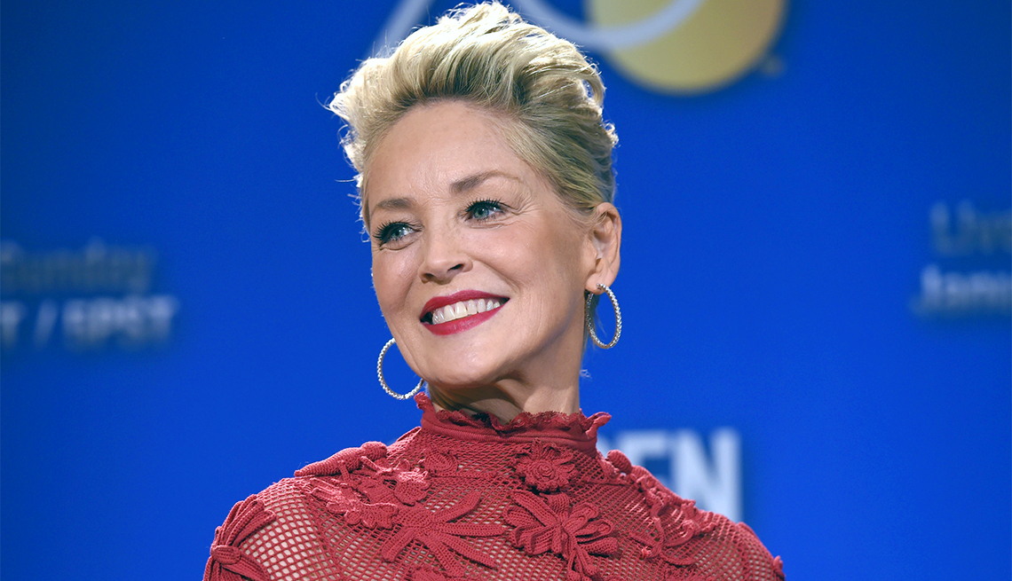 Sharon Stone at the 75th Annual Golden Globe Awards Nominations