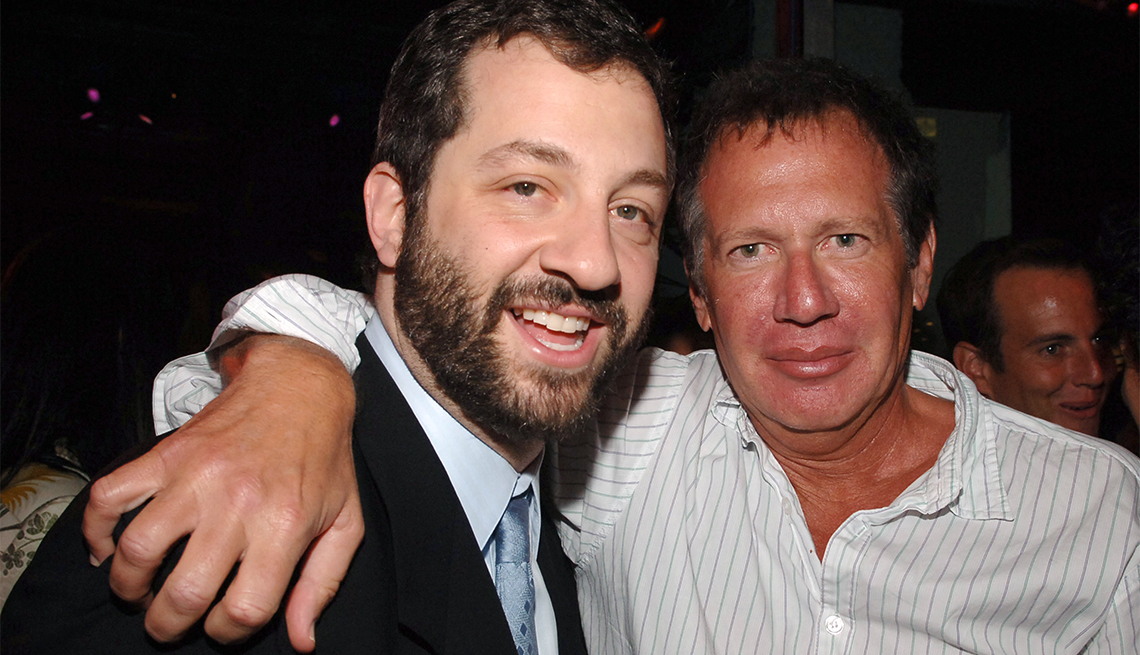 Judd Apatow, director, and Garry Shandling 2005