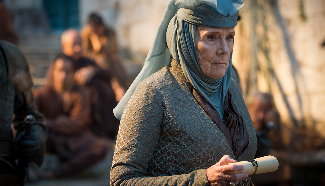 Diana Rigg in a scene from "Game Of Thrones"