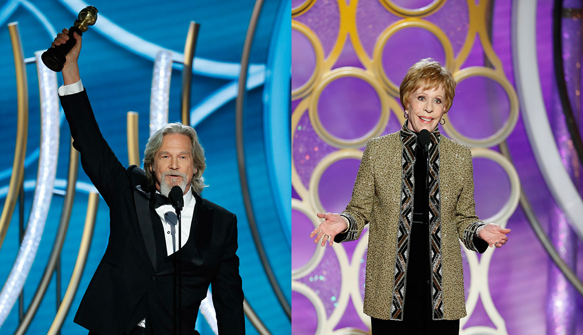 Jeff Bridges, Carol Burnett at 2019 Golden Globe Awards 
