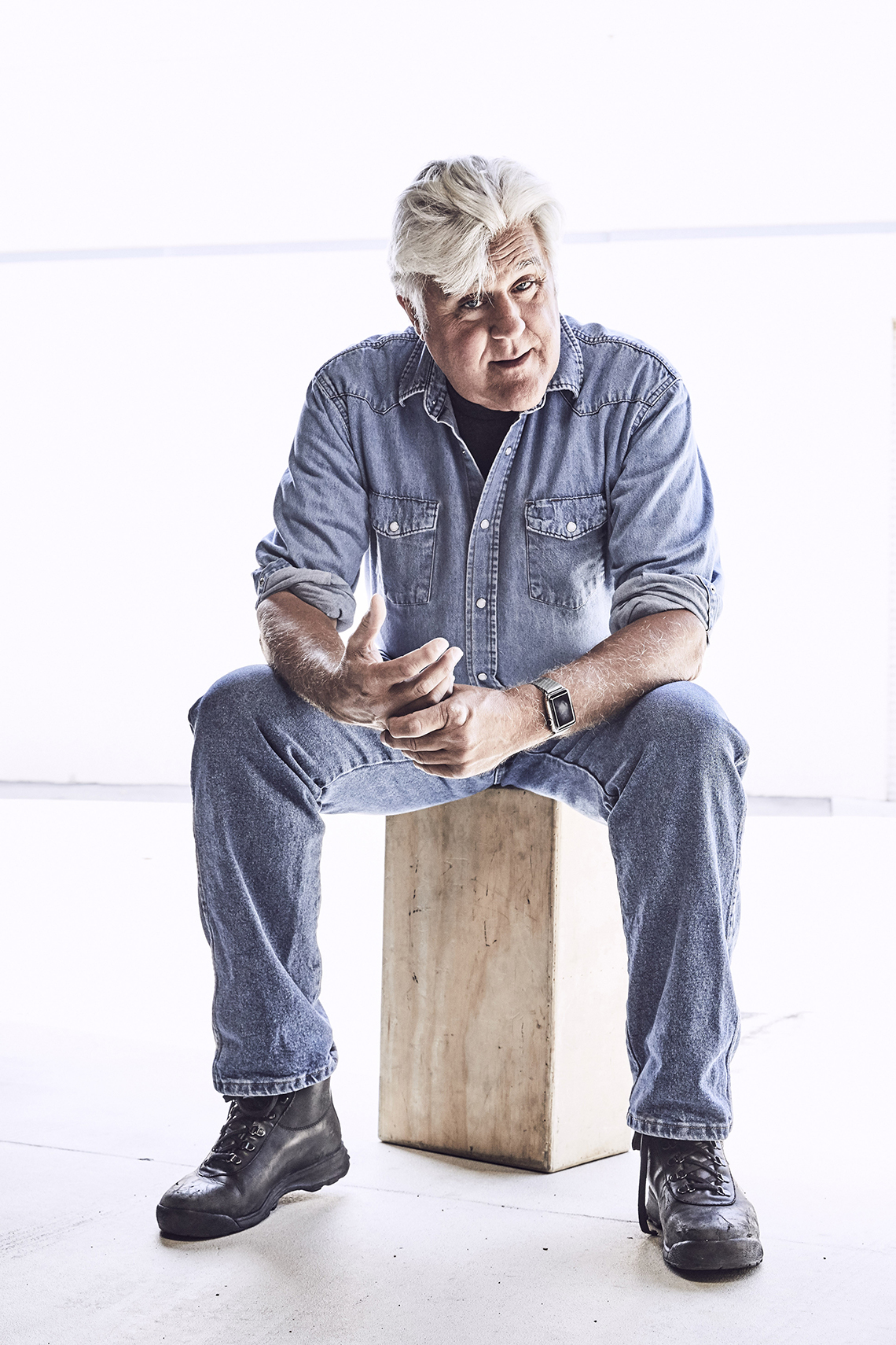 Comedian and former talk show host Jay Leno
