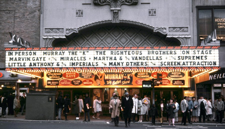 The marquee at of Brooklyn's Fox Theatre