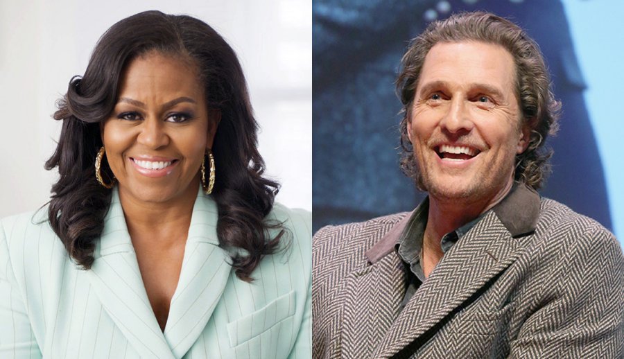 Michelle Obama and Matthew McConaughey