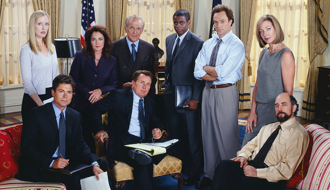 The cast of The West Wing