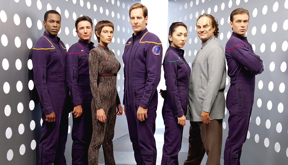El elenco de Star Trek Enterprise.
