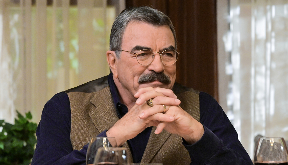 Tom Selleck stars in the CBS series Blue Bloods