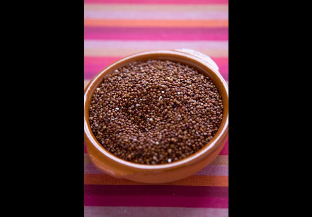 Red quinoa, calorie dense foods