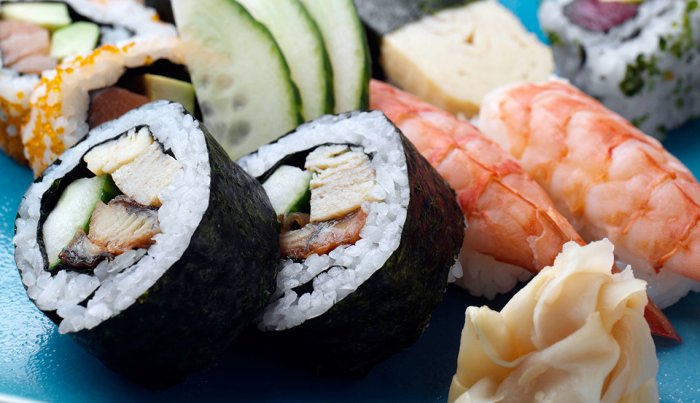 Assorted Pieces Of Sushi And Sashimi, Raw Fish, Japanese Food, AARP Food And Recipes, Authentic Asian Dishes