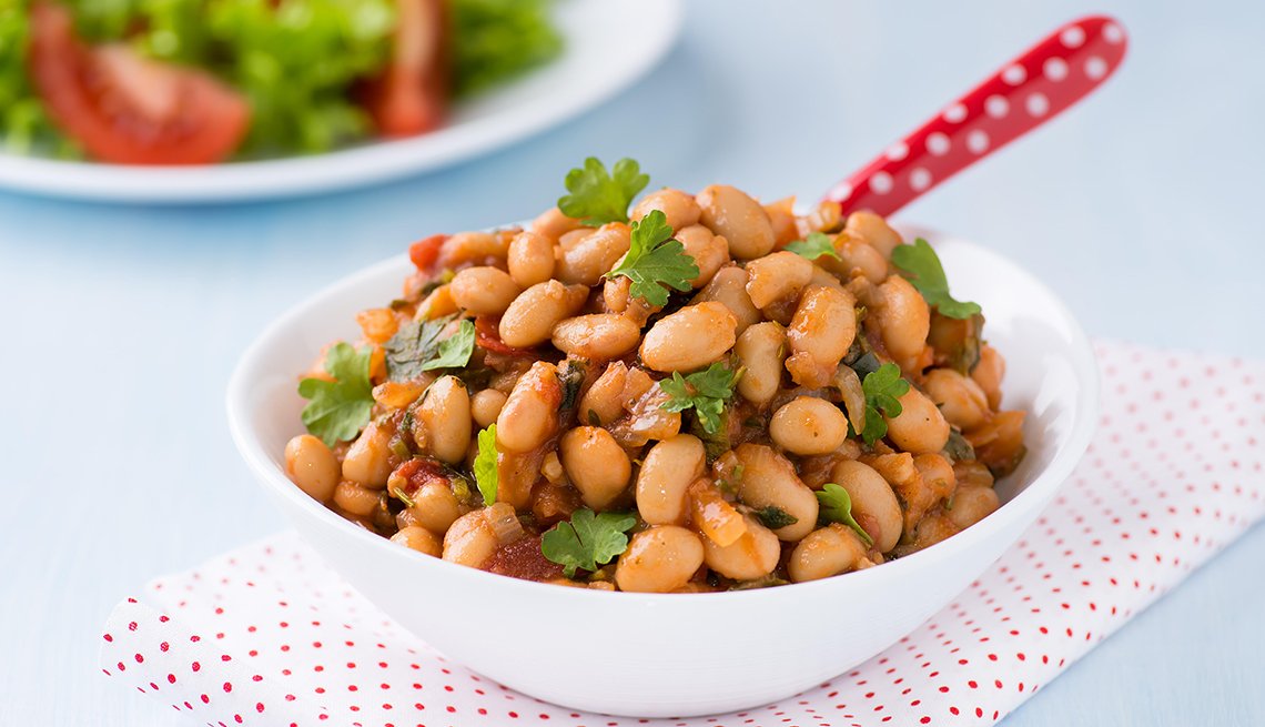 Ensalada de frijoles a la turca