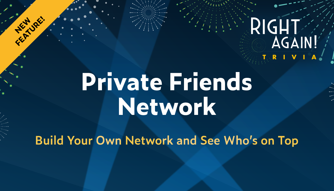 right again trivia private friends network promo art