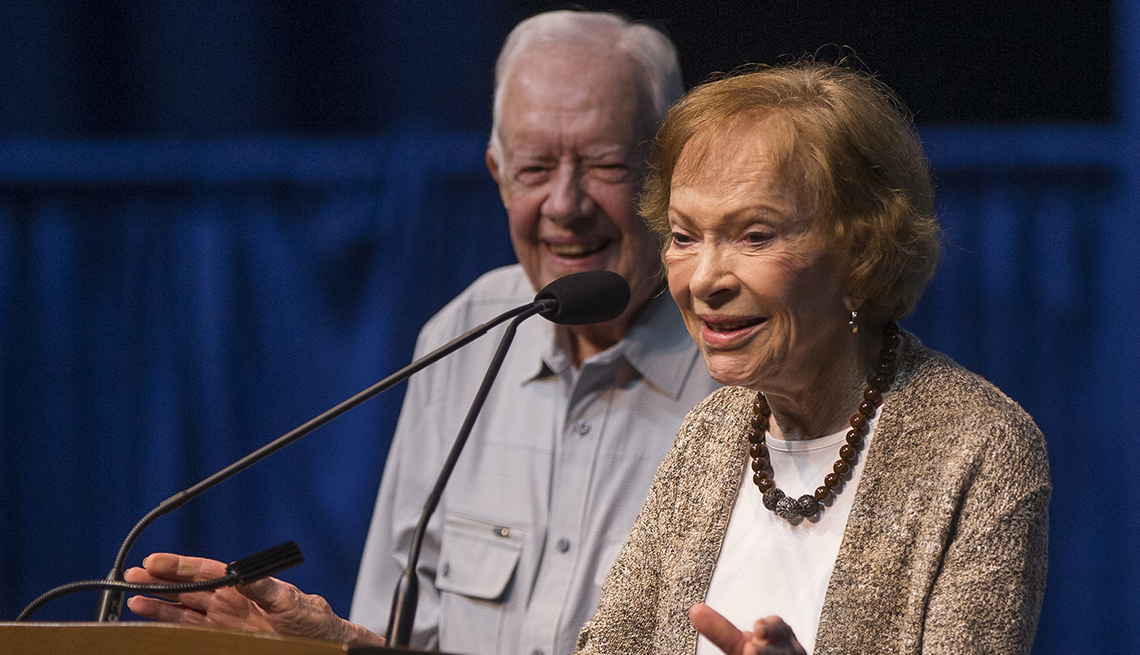 Former First Lady Rosalynn Carter Diagnosed With DementiaRewards Star120x30-AARP-logo-red