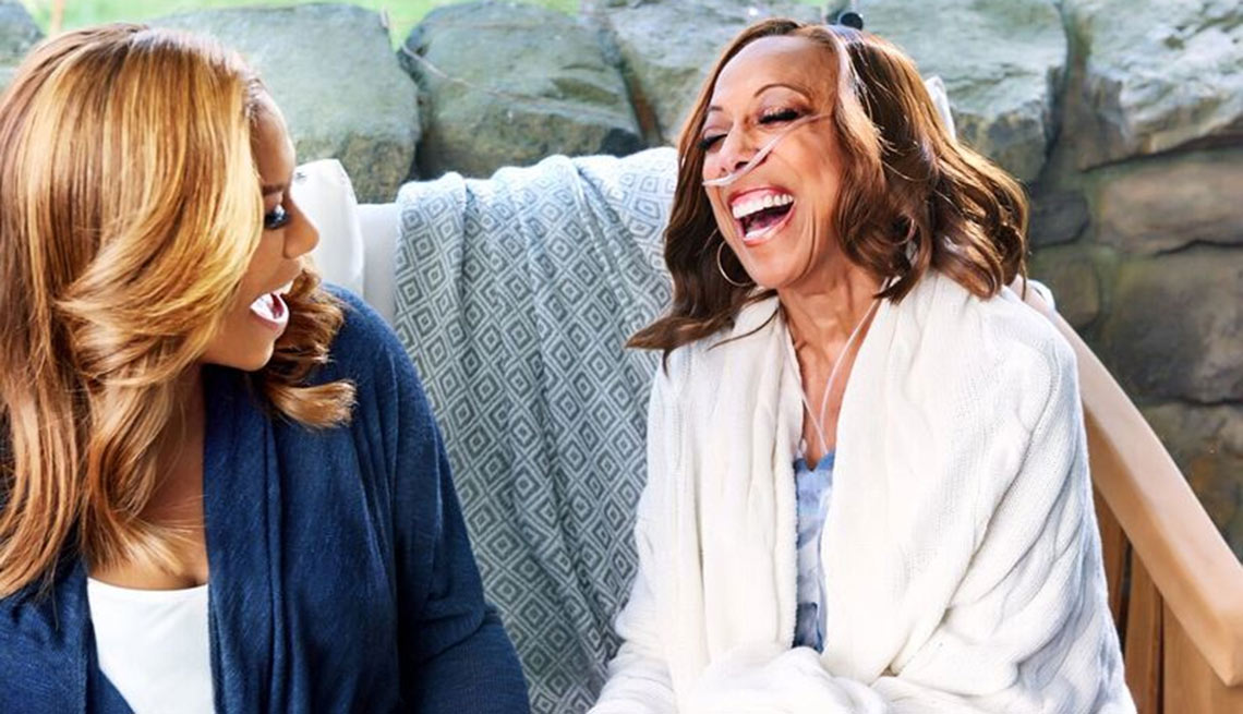 Amy Goyer and Queen Latifah discuss her new role as caregiver