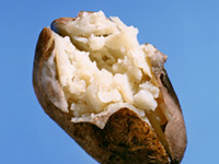 Foods that lower high blood pressure - baked potato