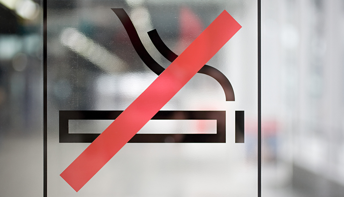 Una señal de no fumar - Cómo prepararse para una cirugía