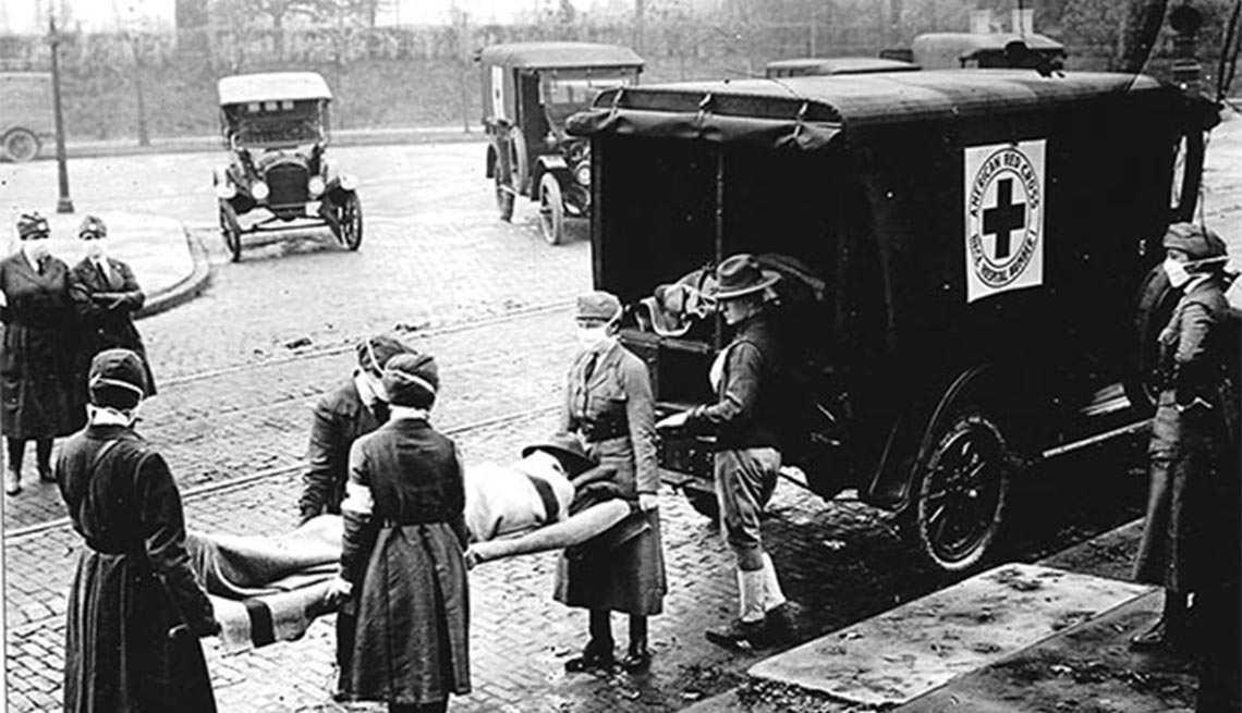 Red Cross Motor Corps, Spanish Influenza, Saint Louis, Missouri, October 1918, Plagues and Epidemics Through the Ages,