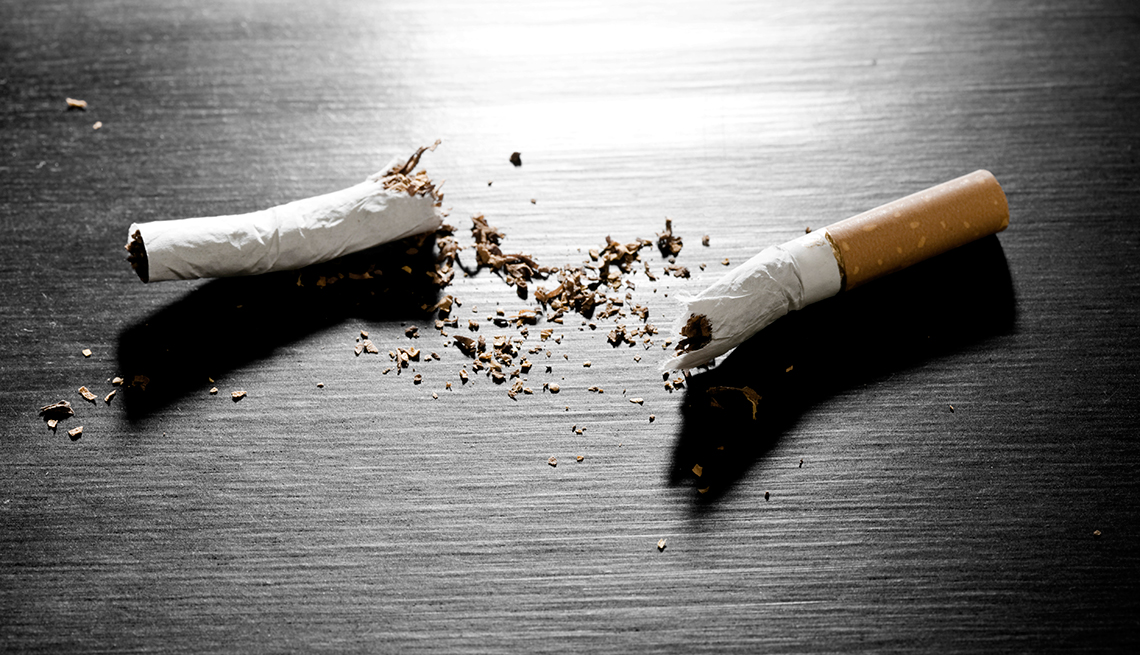 A cigarette broken in half on a table, Tips to Protect Your Hearing