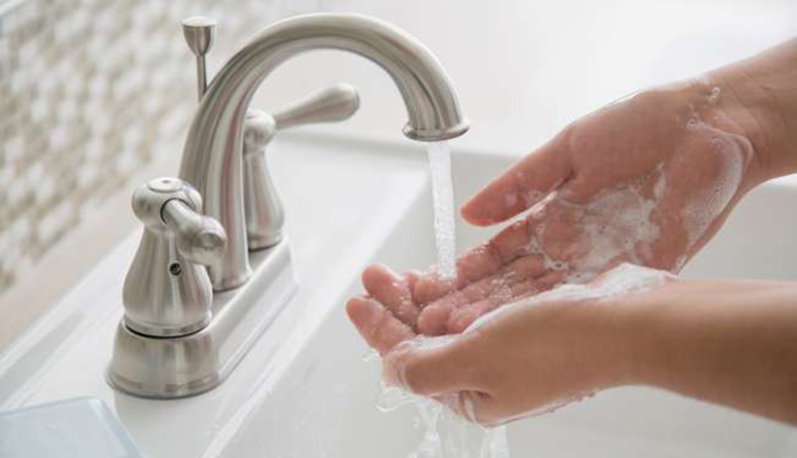 Lavándose las manos