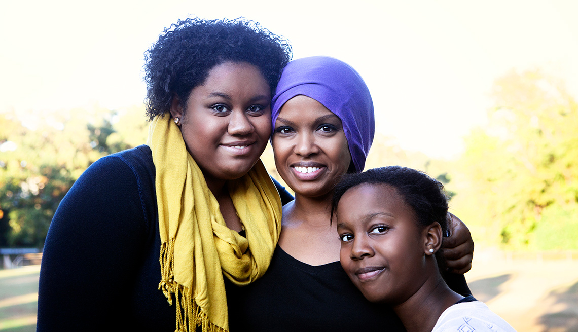 A cancer survivor and her daughters