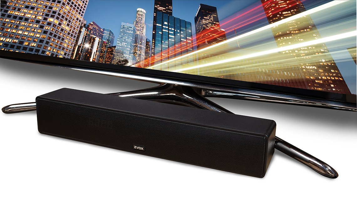 the accu voice t v speaker amplifies voice dialogue from your t v