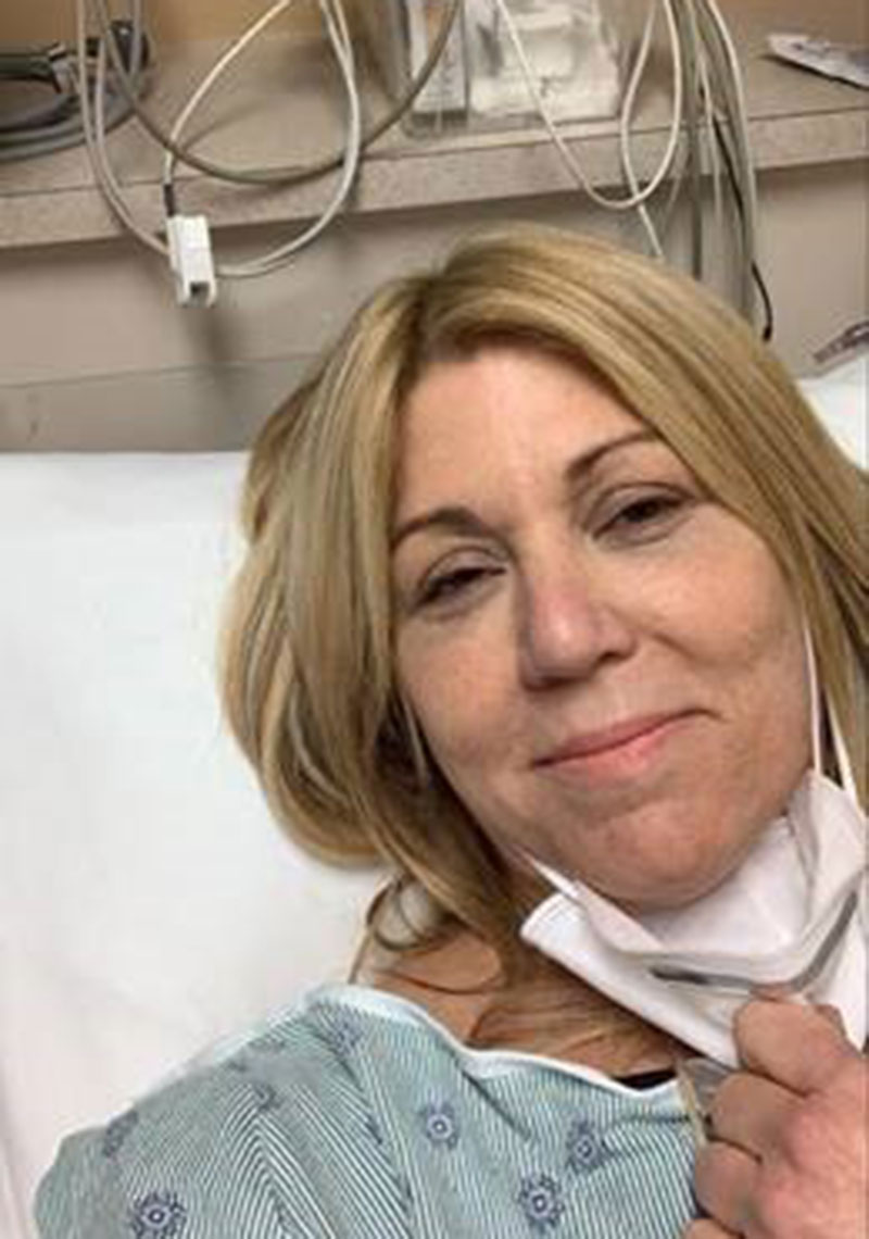 María Marín se recupera de la COVID-19 en el hospital