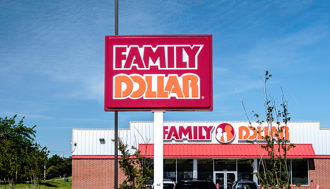 a Family Dollar store exterior