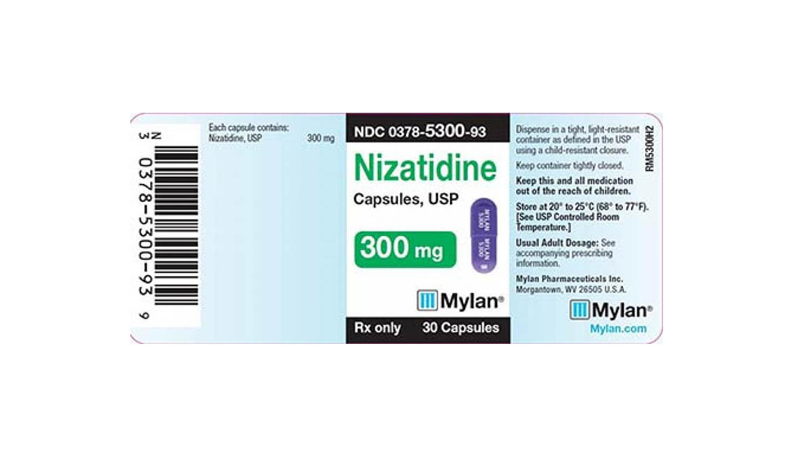item 9 of Gallery image - Etiqueta de Nizatidine, 300 mg, 30 cápsulas
