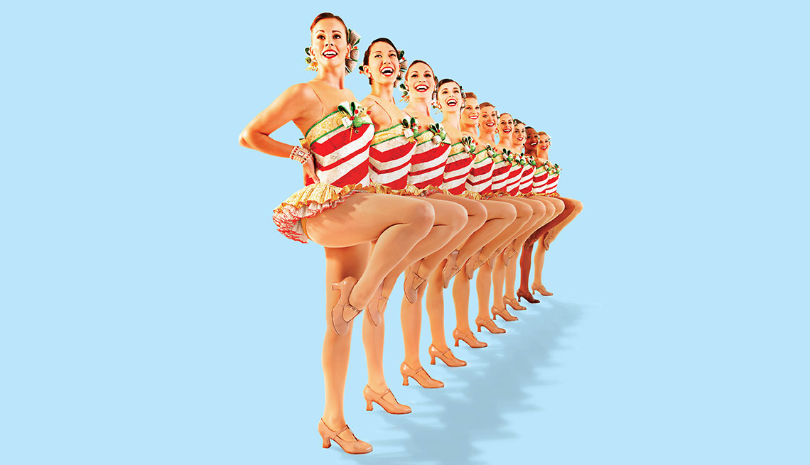 The Rockettes demonstrate stretches for your fitness routines