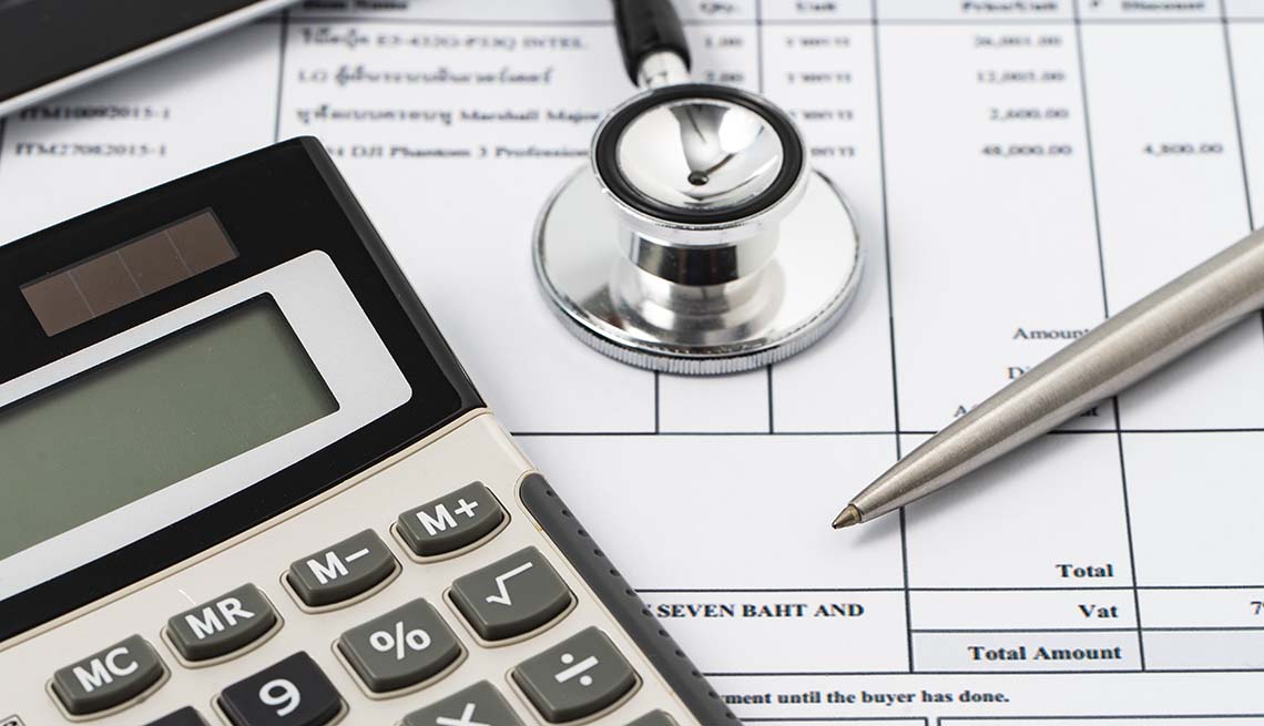 Calculator and Medical Bill