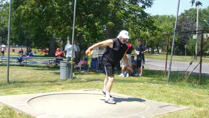 Profile of Steve Marcus, a 68-year-old discus thrower who got back into the sport at age 65. In July he is heading to Ohio to compete in the National Masters Field and Track games.