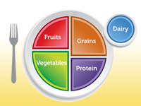 USDA new healthy eating food plate
