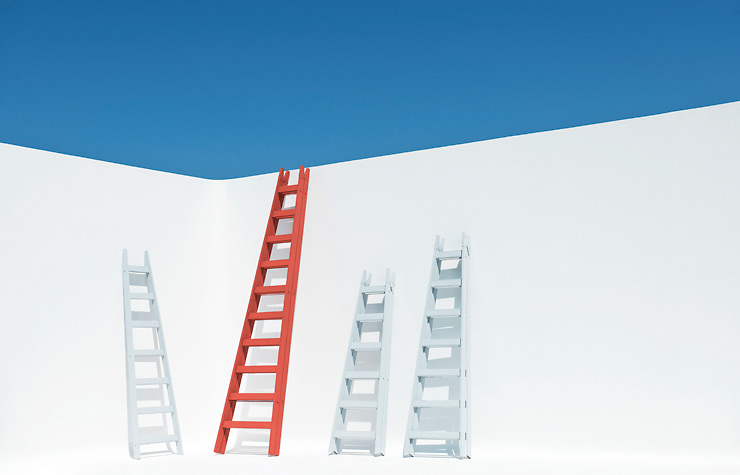 break bad habits make ladders out wall sky