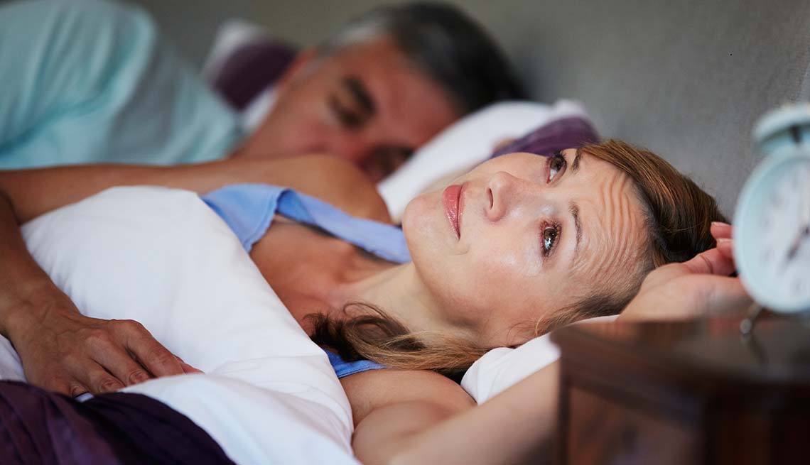 Woman lies awake with husband, Foods sabotage sleep