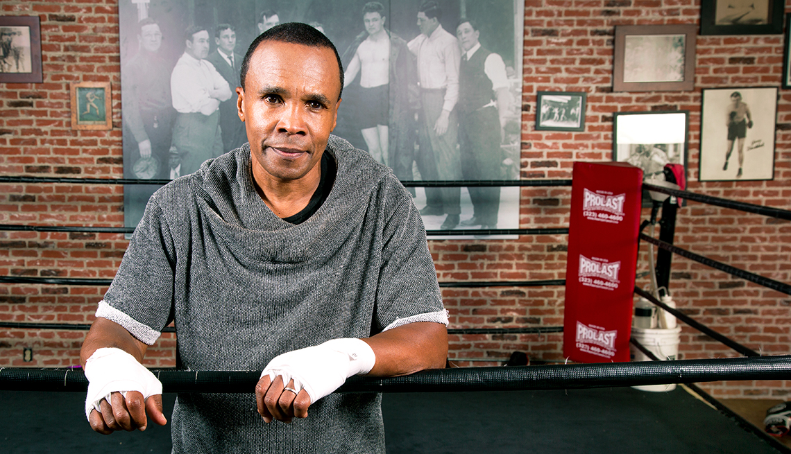 Sugar Ray Leonard, boxer, boxing ring, Personal Best: My Fitness 