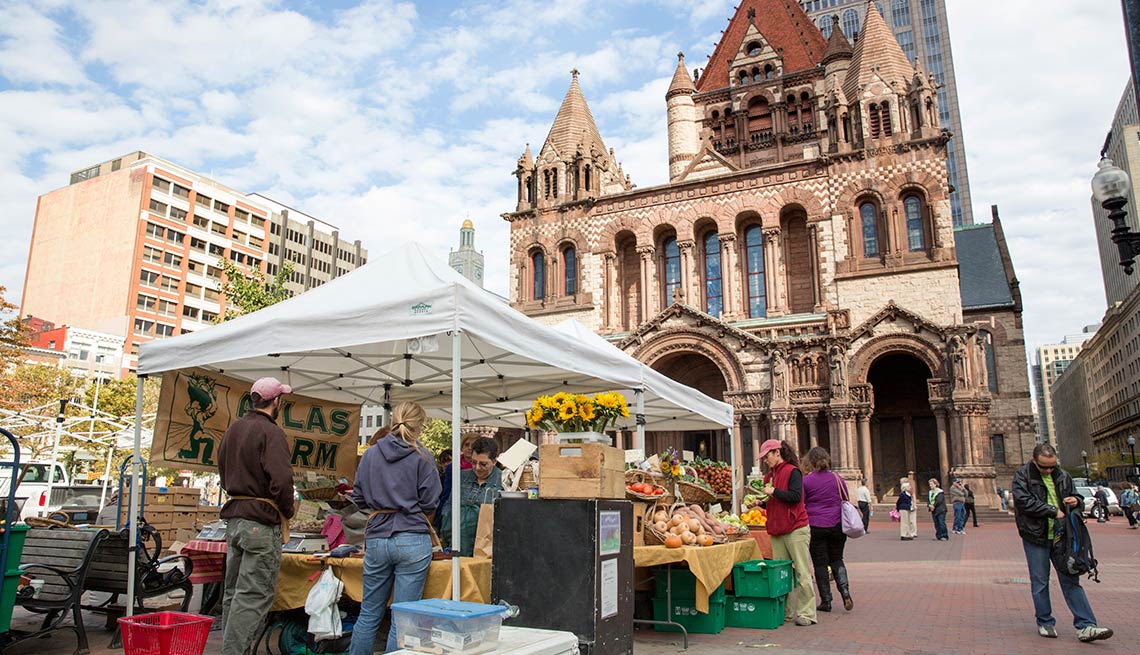 Boston - Ciudades asiduas a la comida orgánica