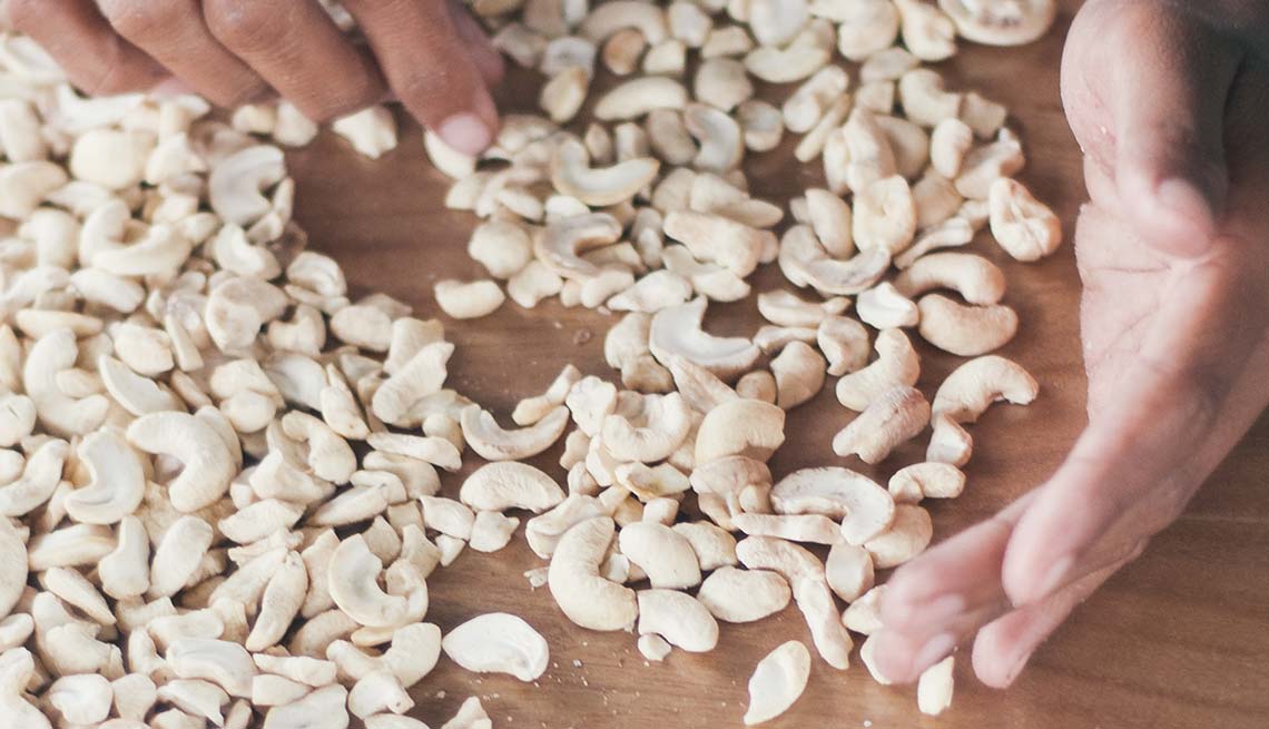 Cashews sorted by hand. Best Nuts Health