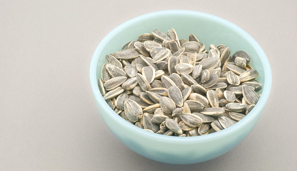 Sunflower Seeds in a blow, Eye Healthy Foods