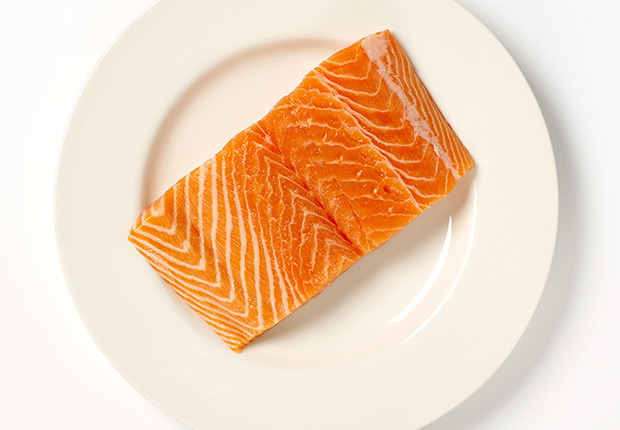 Salmon steak on a plate, Foods That Reduce Stress
