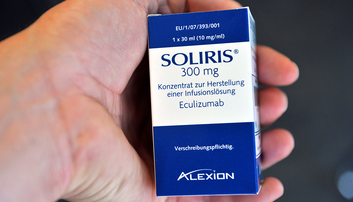 Caja de medicamento Soliris