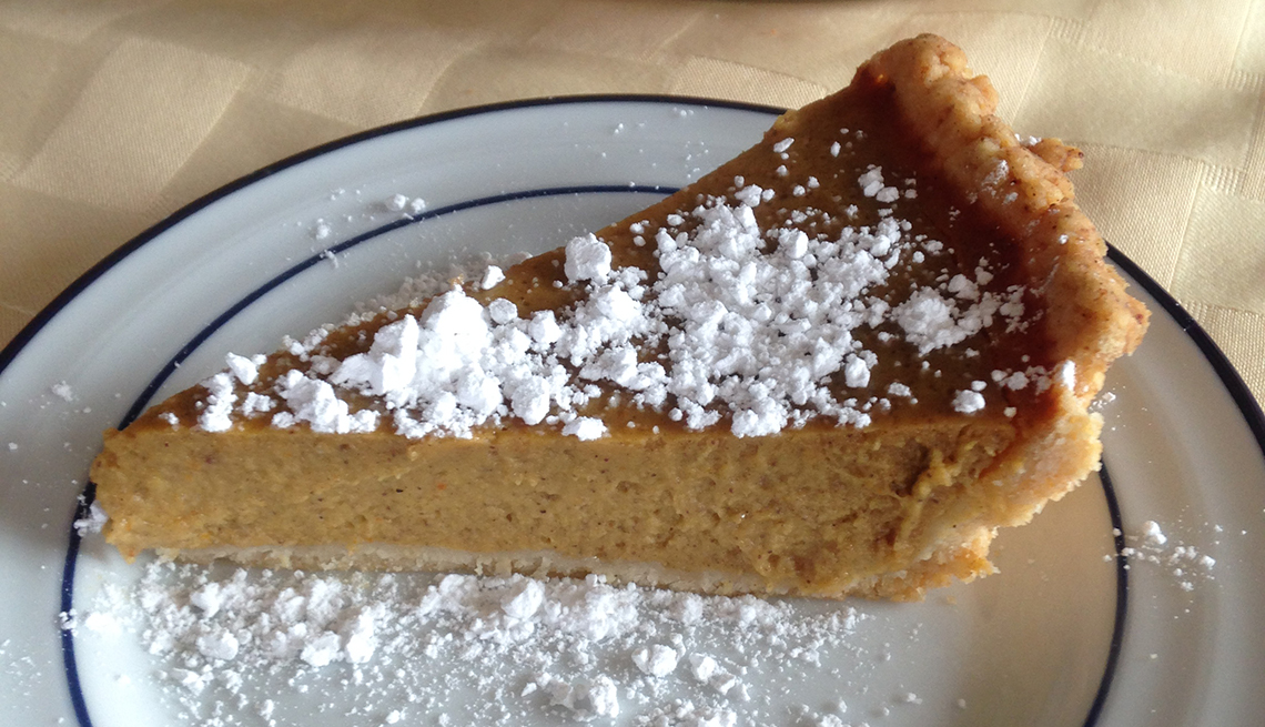 Pumpkin pie slice, Thanksgiving Recipes and Not a Pinch of Guilt