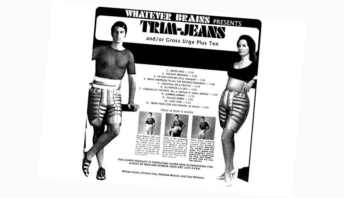 Un anuncio para los Trim-Jeans - Modas de los gimnasios
