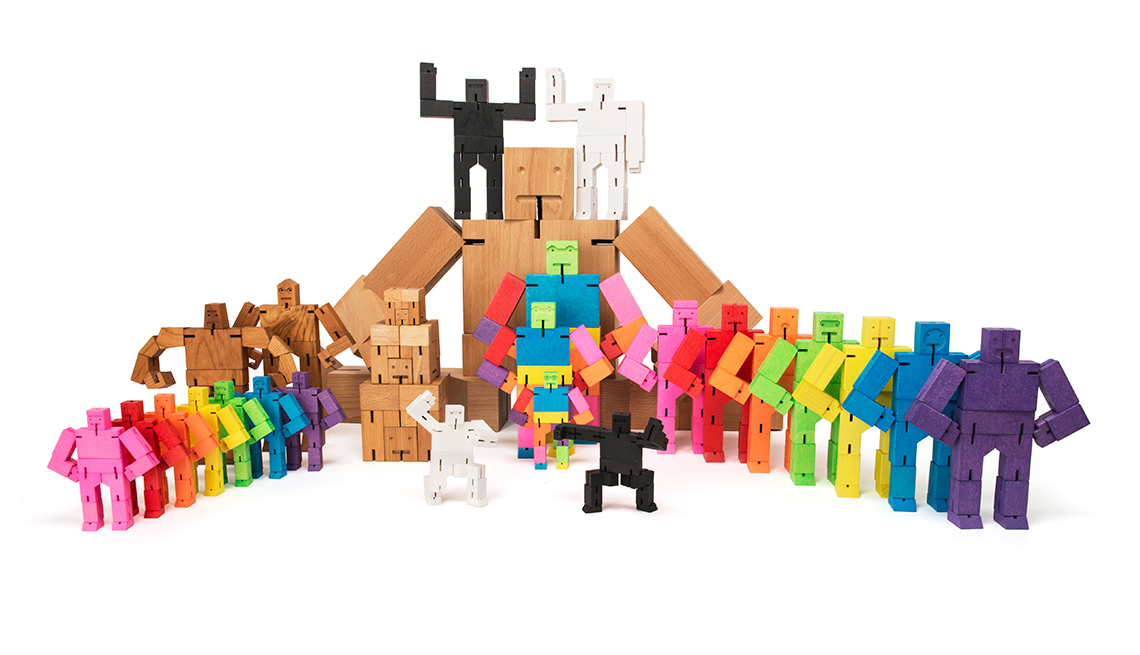 People blocks, colorful blocks, Healthy Holiday Gift Guide 