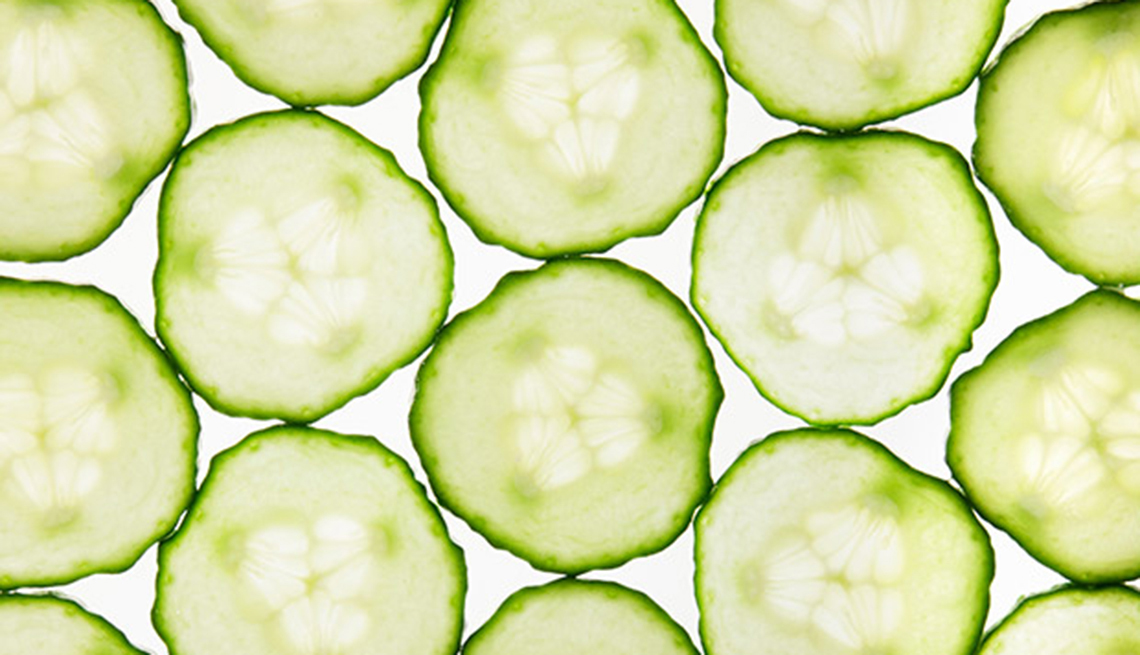 Cucumber slices, Health Boosters