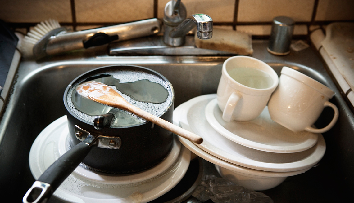 Sink full of dishes, Being Messy, Bad Habits That Are Good For You
