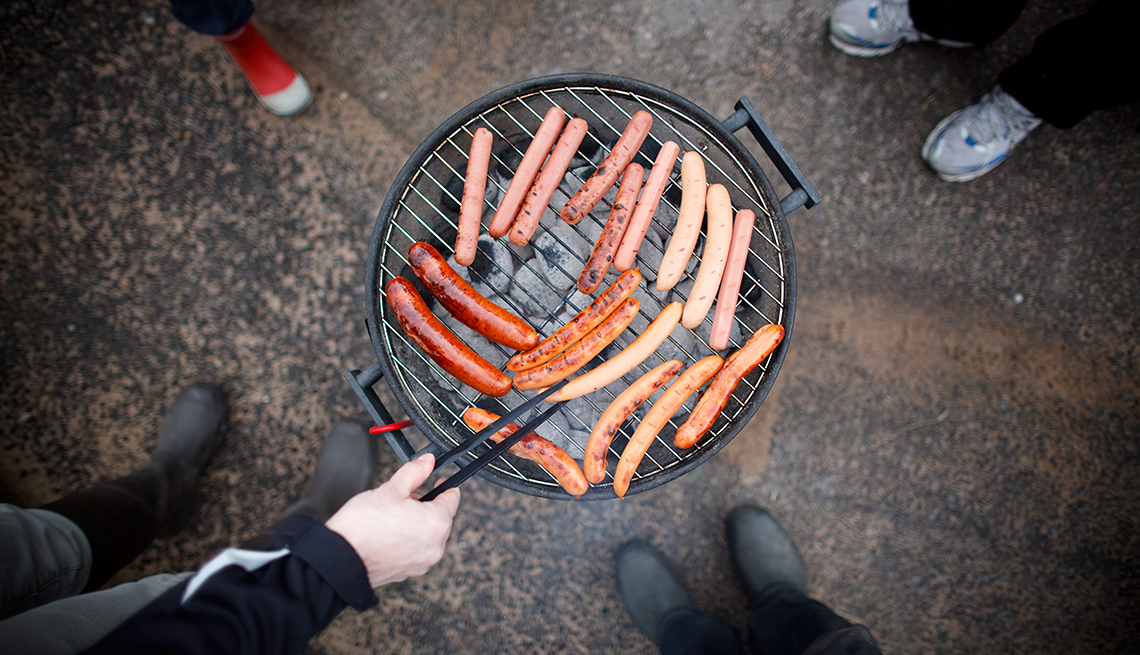 Hot Dogs a la barbacoa